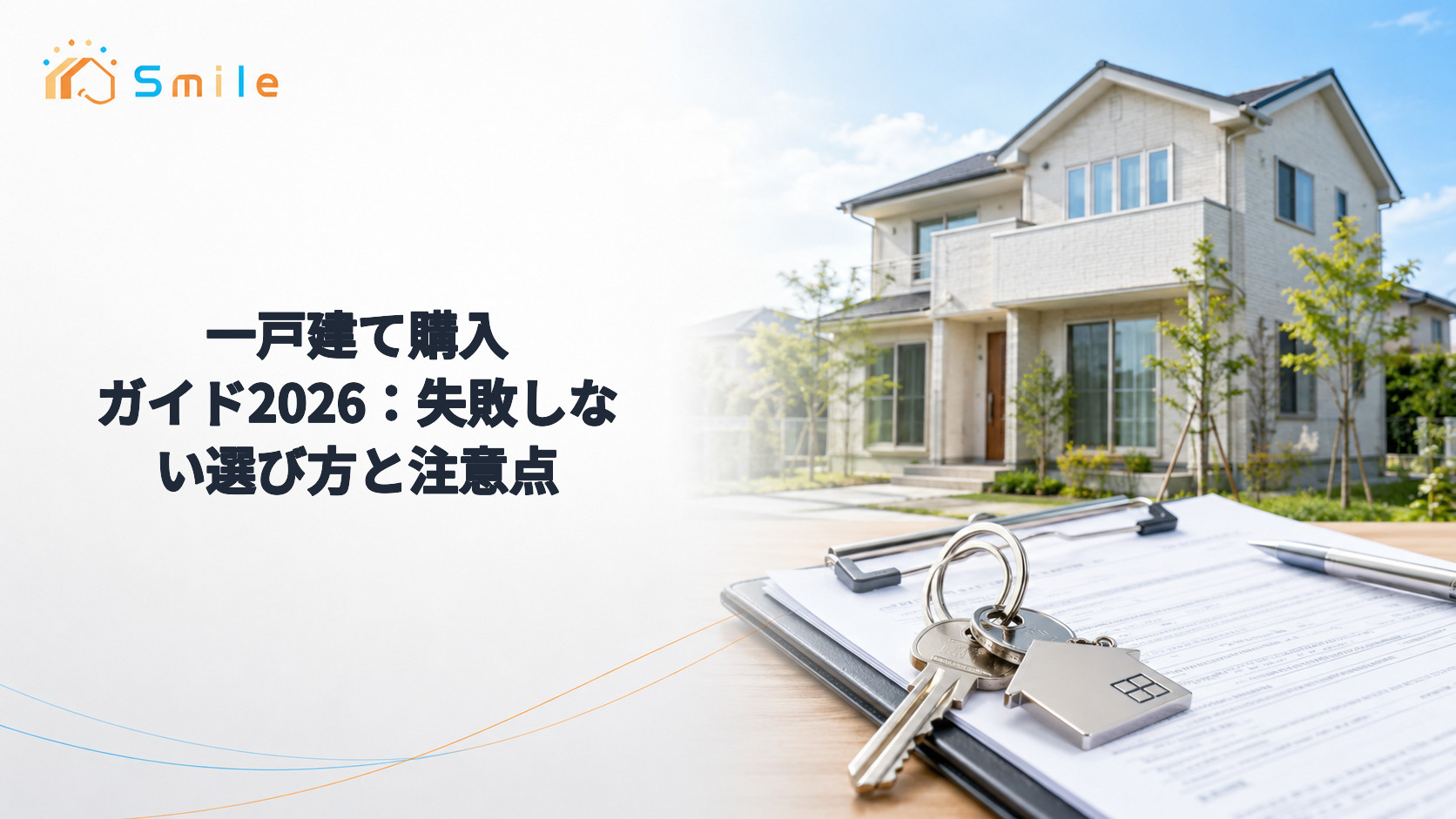 一戸建て購入ガイド2026：失敗しない選び方と注意点